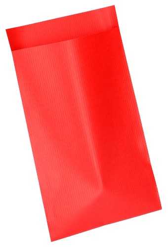 [K1070041] Kadozakjes Kraft Rood 17x25cm 200stuks Geschenkverpakking