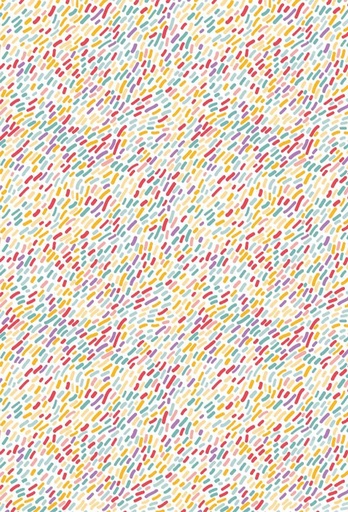 [1051322-50] Kadopapier Coated colorful worms bright 50cm x 200meter