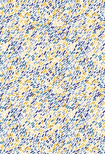 [1051323-70] Cadeaupapier Coated colorful worms dark 70cm x 200meter