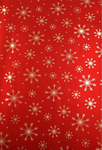 [K1470083] Kadopapier Consumentenrol Kerstmis Metallic Snow 70cmx1.5meter 1 stuks