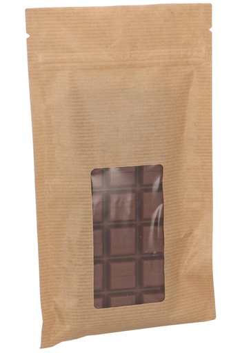 [K1071241] Kadozakje Korfoe Kraft Venster & Gripsluiting 12x22cm 100stuks