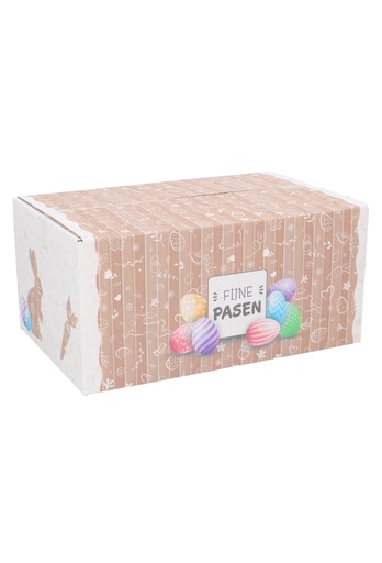 [1910178] Geschenkdozen Fijne Pasen 31x20x14cm 30stuks