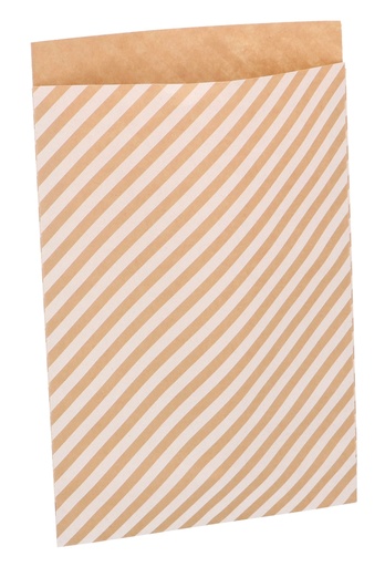 [K1071226] Kadozakjes Gerecycled Nature & White Triangel 17x25cm 200stuks