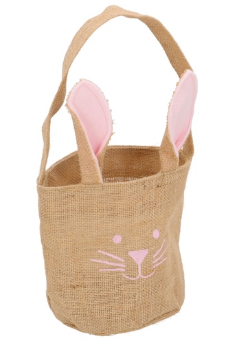 [K1110835] Paastasje Jute Haas Met Oor & Hengsels 10stuks