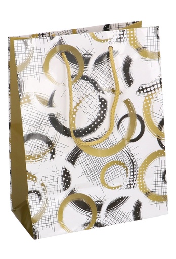 [K1110844] Kadotasjes Everyday Cirkel Medium 18x10x23cm 12stuks